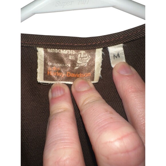 Vintage Harley-Davidson AMF Leather Vest Men’s M - Picture 7 of 15